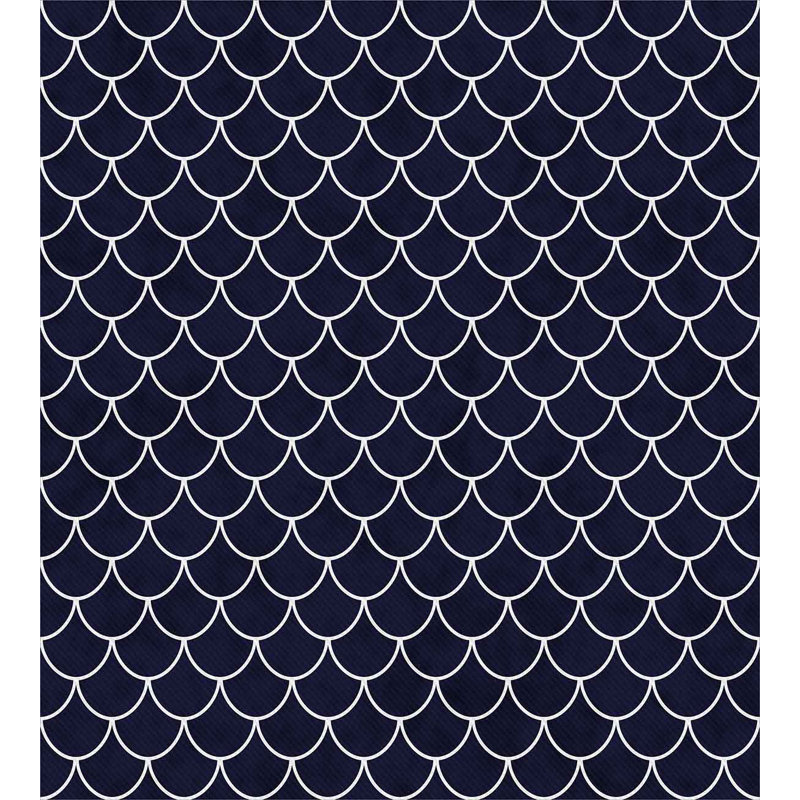 Indigo and White Twin Nautical Duvet Cover Set