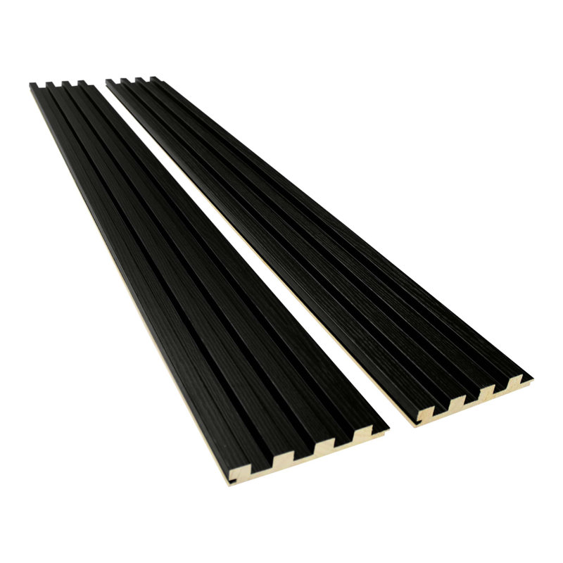 Panneau mural 106 po L 106 po x l 6 po, Jet Black