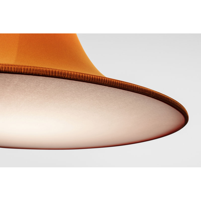 Cabana Pendant, Orange, 31.5" H x 35.4" W x 35.4" D