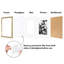 Cadre photo Americanflat - ensemble de 2 - cadre avec passe-partout - plexiglas poli-101177767-101210533