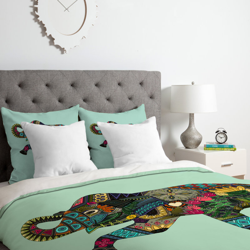 Sharon Turner Polyester Duvet Cover, Twin/Twin XL Duvet Cover + 1 Standard Sham