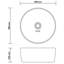 Belfry Bathroom Katha 400mm L x 400mm W Ceramic Circular Sink-1931077220