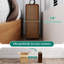 Table de chevet étroite en similicuir de 7,8 po de large entièrement assemblée-925969966-934795001