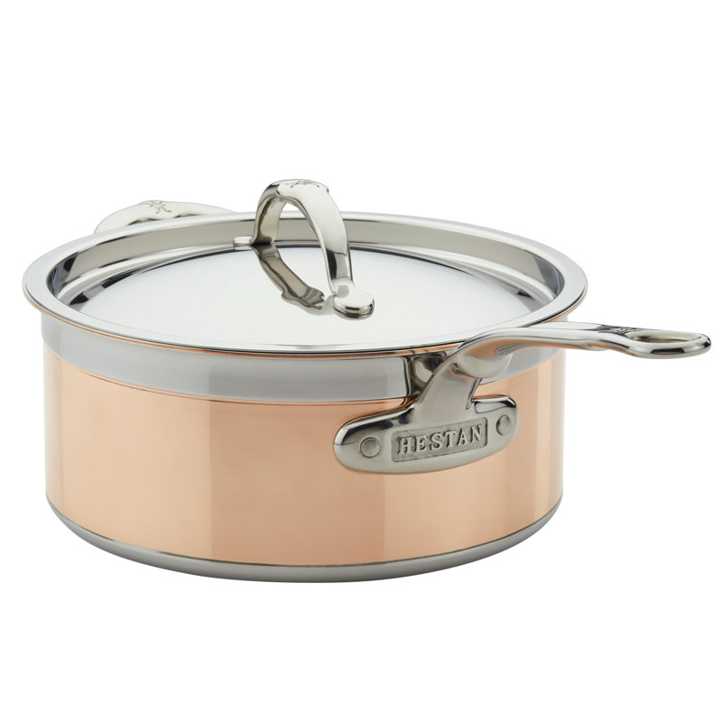 Casserole recouverte de cuivre Hestan, Marmite