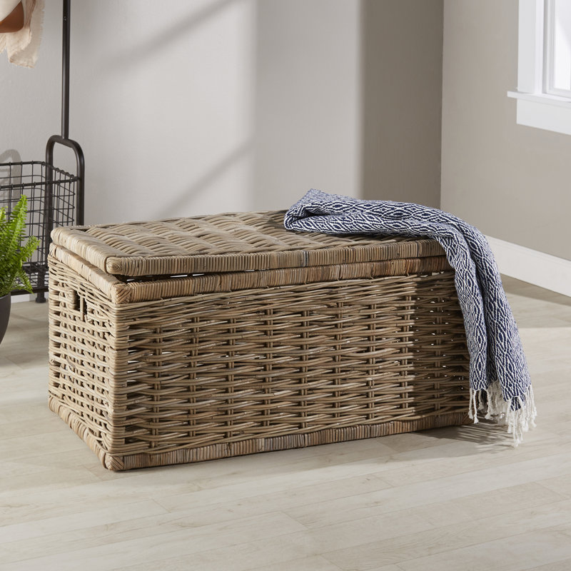 Nelda Normandy Storage Trunk Gray