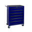 Coffre à outils roulant en métal avec 6 tiroirs, armoire à outils à 6 tiroirs avec glissières à roulement à billes de 20 po, boîte de rangement pour outils en acier-1624881627