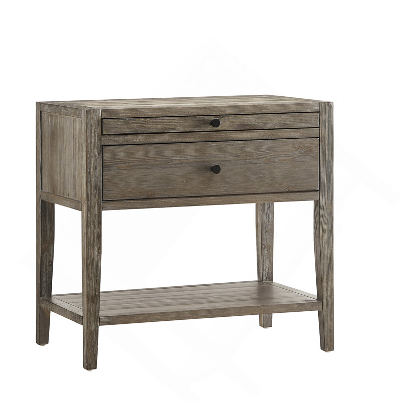 Table de chevet 1 tiroir, Gris