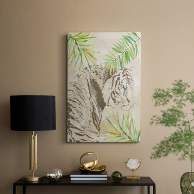 Boho Jungle Cat I -Gallery Wraraped Cavas