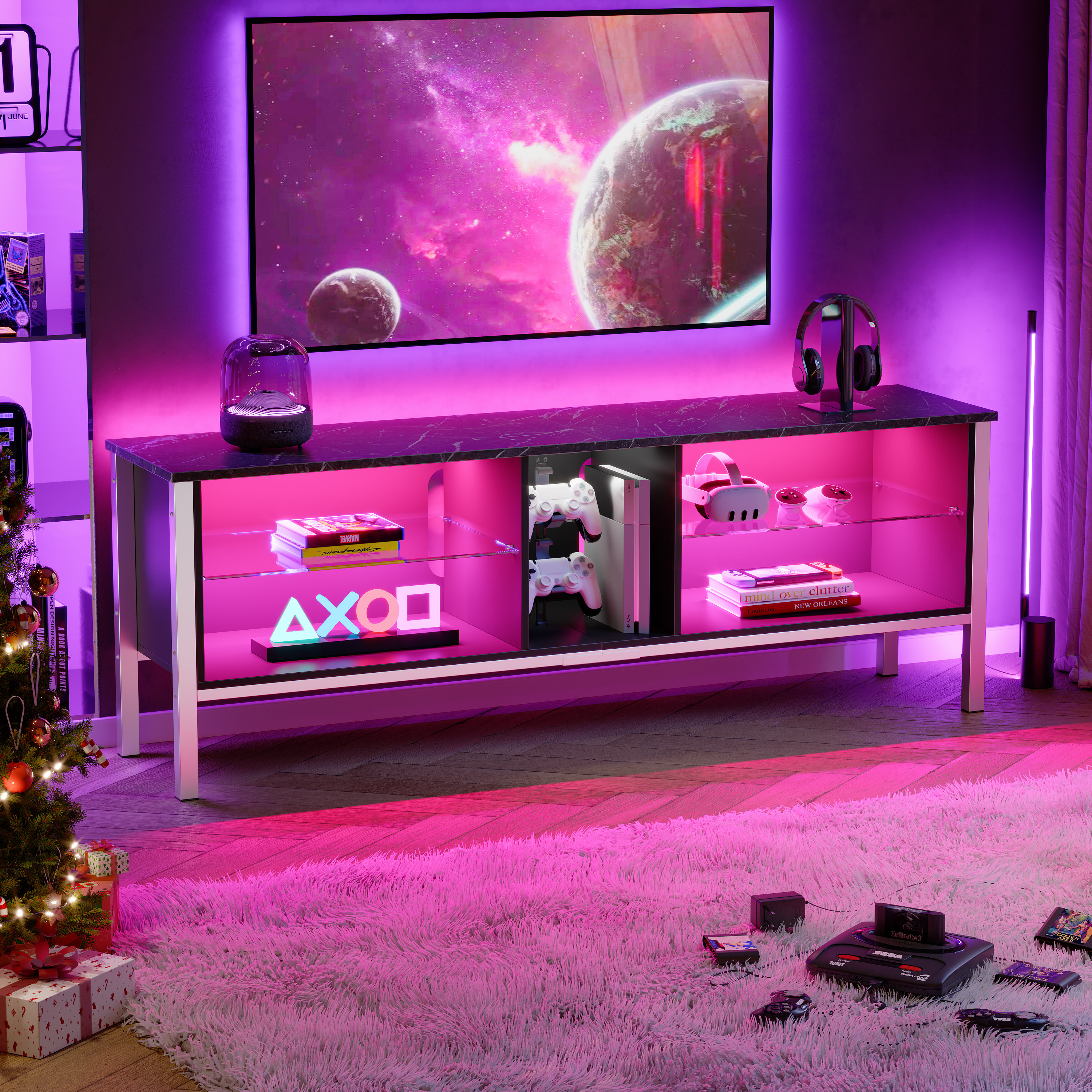 Glowing TV Stand with Philips Hue Lightstrip Plus: Part 1 