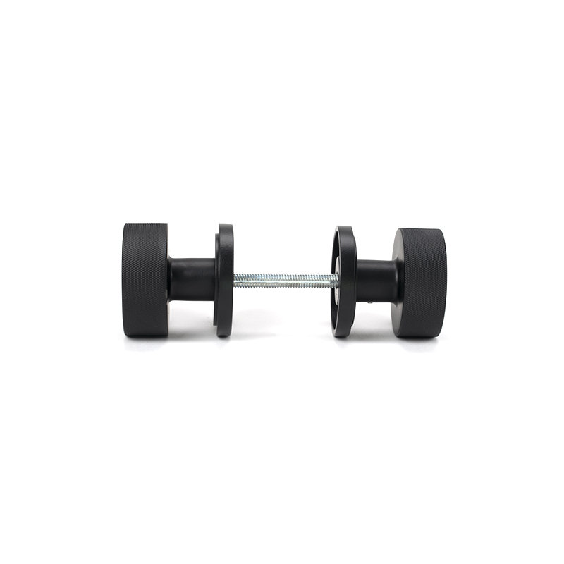 Brompton Interior Mortise Knobset, Matt Black