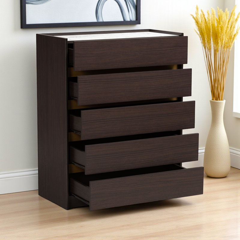 Commode 5 tiroirs l 31,5 po Newlon
