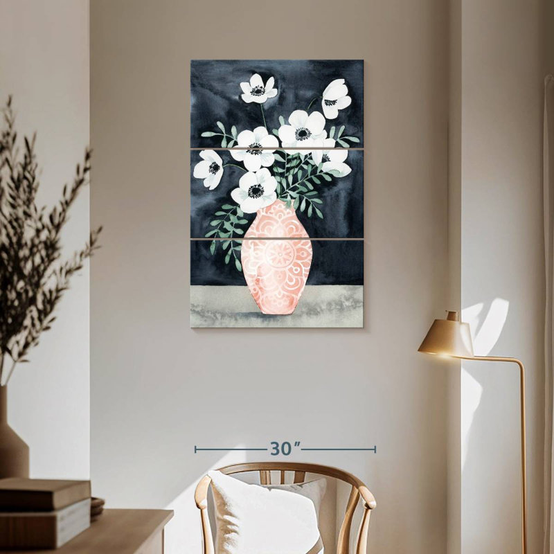 Harnek Nighttime Anemones I, H 57 po x l 36 po