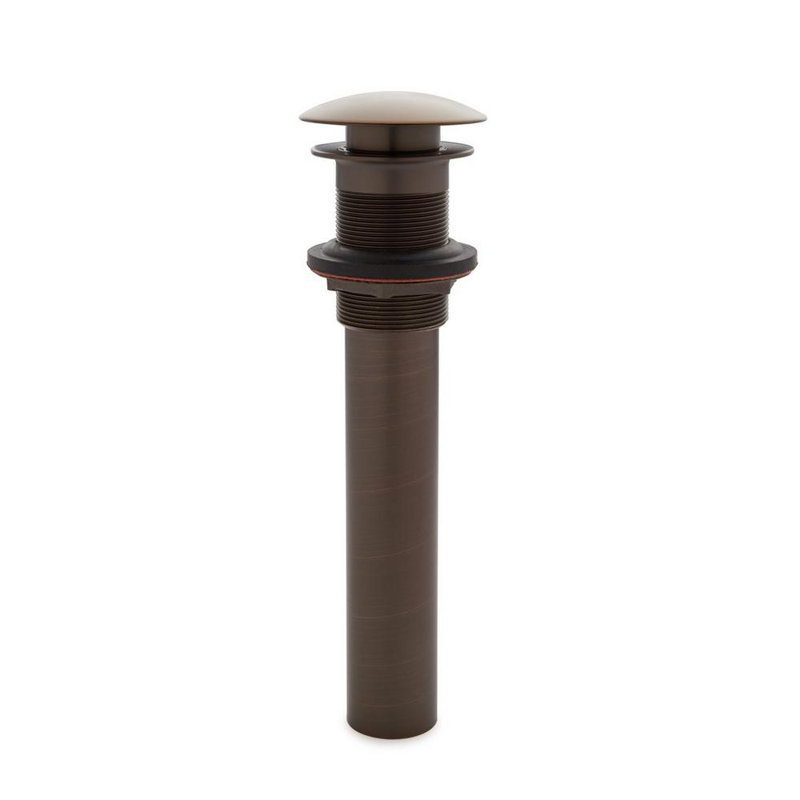Mushroom Style Pop-Up Bathroom Drain, Oil Rubbed Bronze