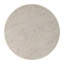 Table d'appoint ronde moderne et glamour de 63,5 cm (25 pouces) en marbre blanc et métal doré, idéale pour le salon ou la chambre.
