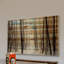 «Dark Thin Trees» par Parvez Taj, reproduction d'art sur bois de pin naturel-19740411