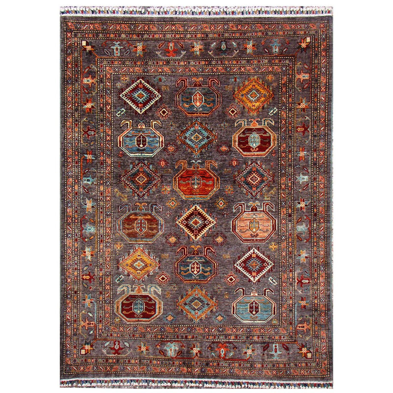 Hand Knotted Wool Moroccan Area Rug