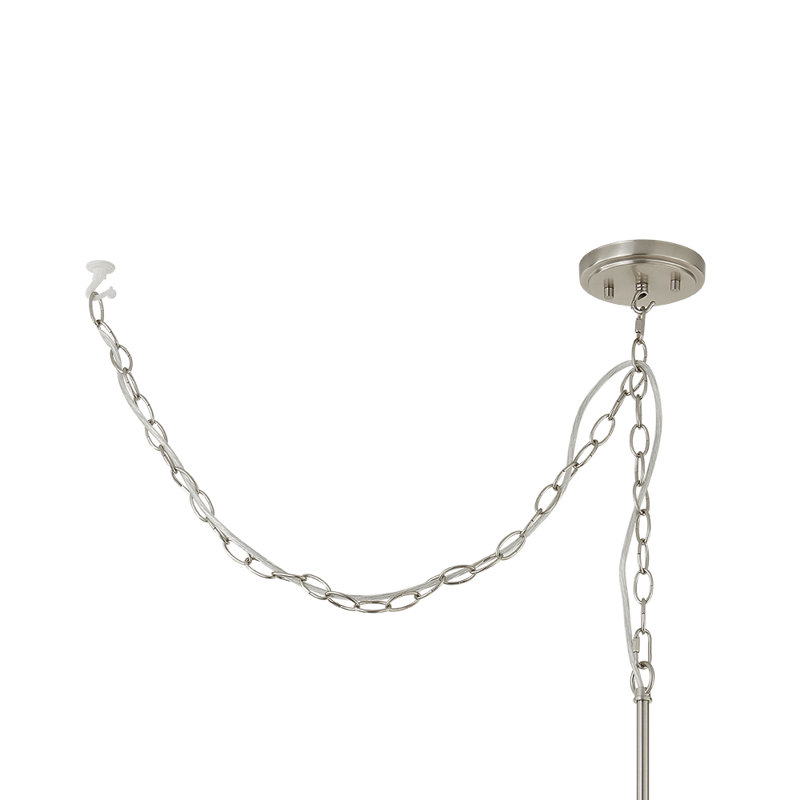 Graysea Pendant, Brushed Nickel