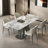Light Luxury Marble Rectangular Dining Tables-104902380