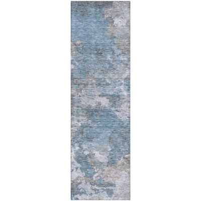Premium Machine Washable Pinkston Abstract Rug