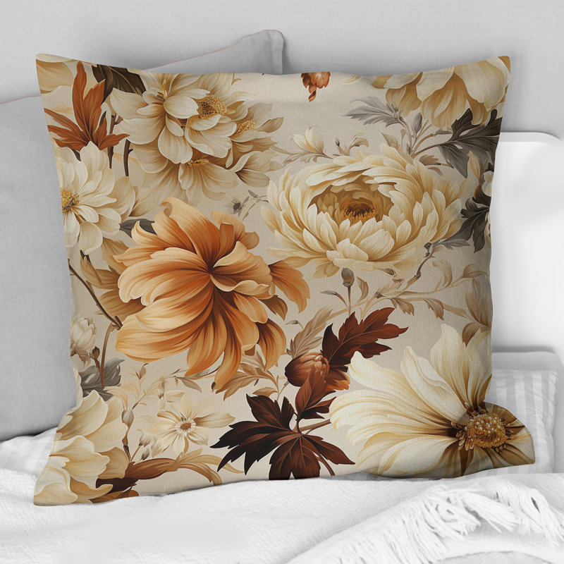 Coussin Rustic Brocade Elegance Victorian, H 18 po x l 18 po