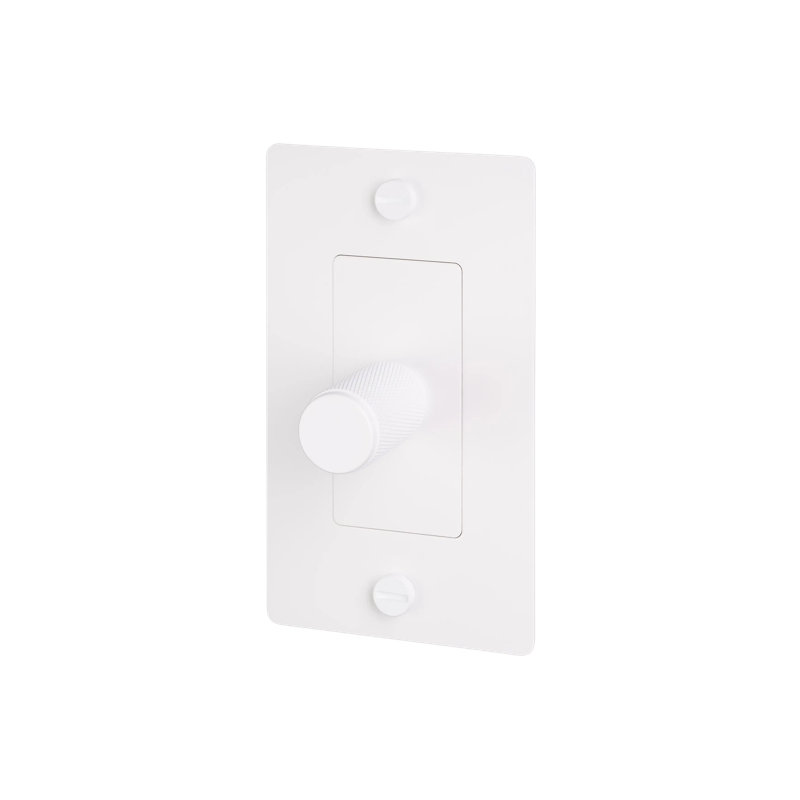 1G Dimmer / Non-Logo , White, 1 Gang