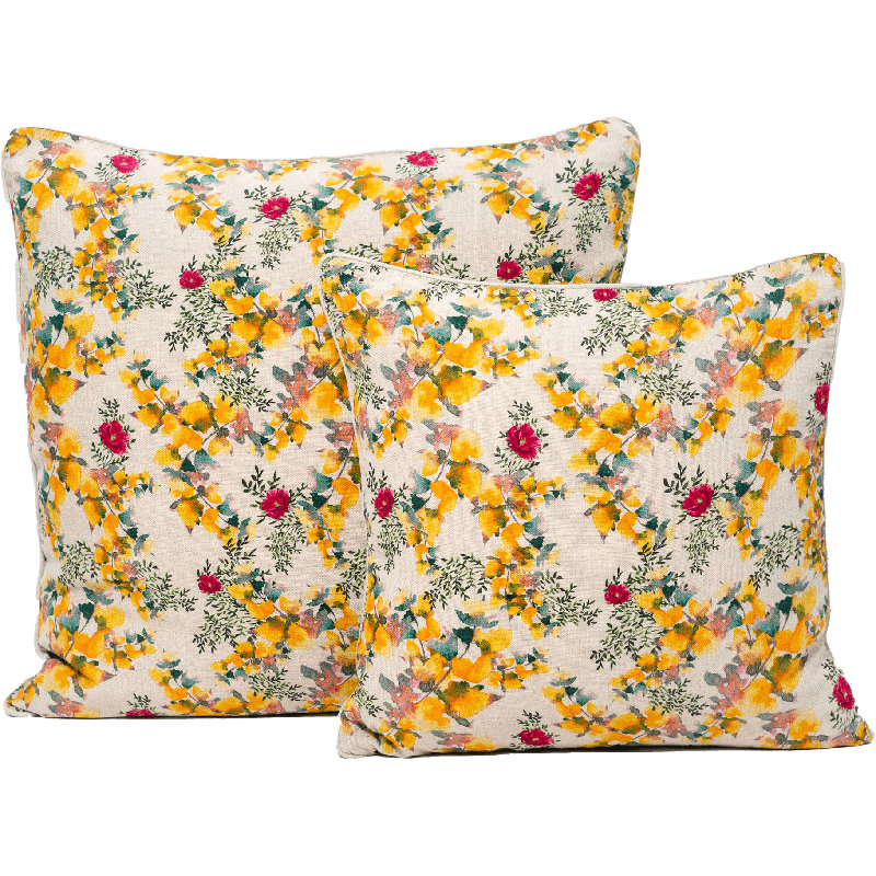 Organic Linen Pillow Cover, Saint Valentine