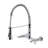 Kingston Brass Heritage Double-Handle 2-Hole Wall-Mount Pre-Rinse Bridge Kitchen Faucet-64823602-90545473