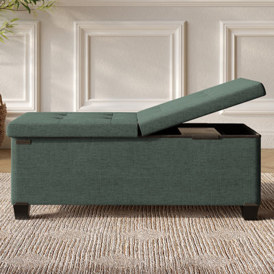 Banc de rangement avec repose-pieds Vérrant