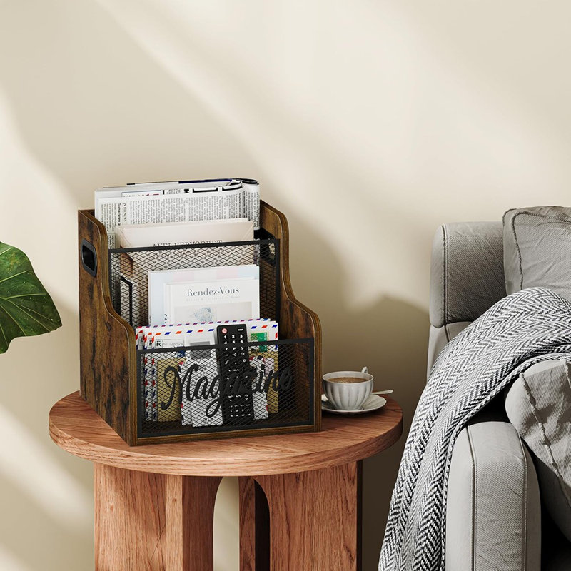 Porte-revues à 2 niveaux pour bureau et bureau à domicile