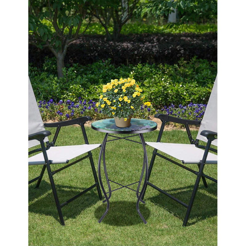 Dairine Round 35.5Cm L Side Table