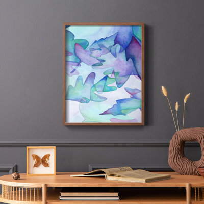 Fallen Leaves, reproduction encadrée - bois massif