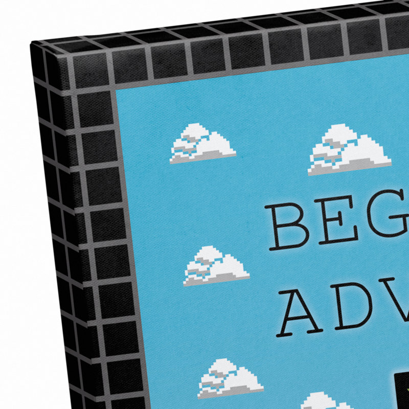 Commencez votre aventure sur toile Boucher, H 11 po x l 14 po x P 1,25 po