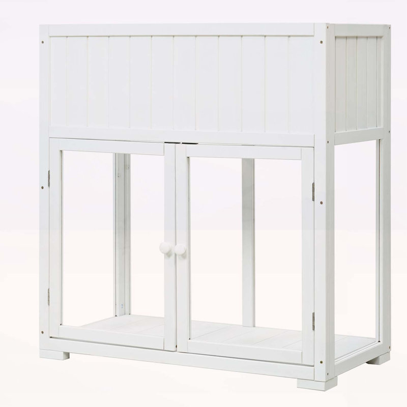 Versatile Mini Garden Greenhouse with Advanced Features for All Seasons, White