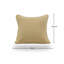 Clay Square Throw Pillow Cover