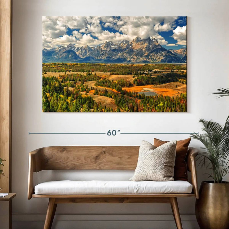 Jackson Hole In Autumn, H 34 po x l 51 po