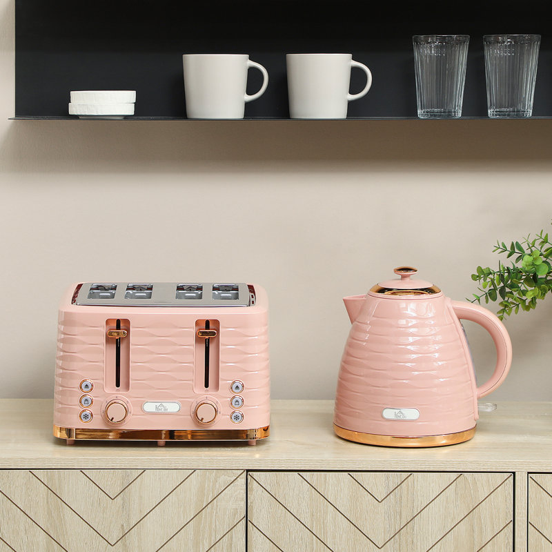 Kettle and Toaster Set, Pink