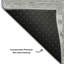 Tapis argenté de qualité supérieure lavable à la machine Prisco-365422356