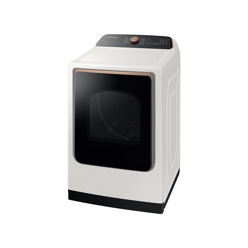 Samsung 7.4 cu. ft. Smart Dryer with Steam Sanitize+, Electric, White