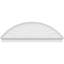 L 80 po x H 26-7 / 8 po x P 2-3 / 4 po à front arqué en PVC de qualité architecturale Sunburst-41854050