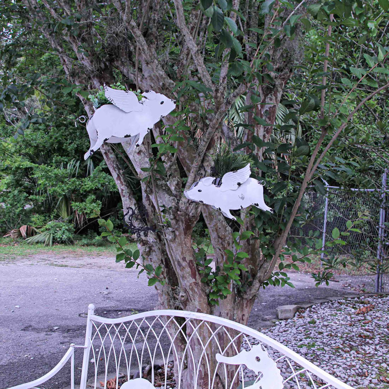 Ensemble de pots à fleurs suspendus 2 pièces Andaleeb