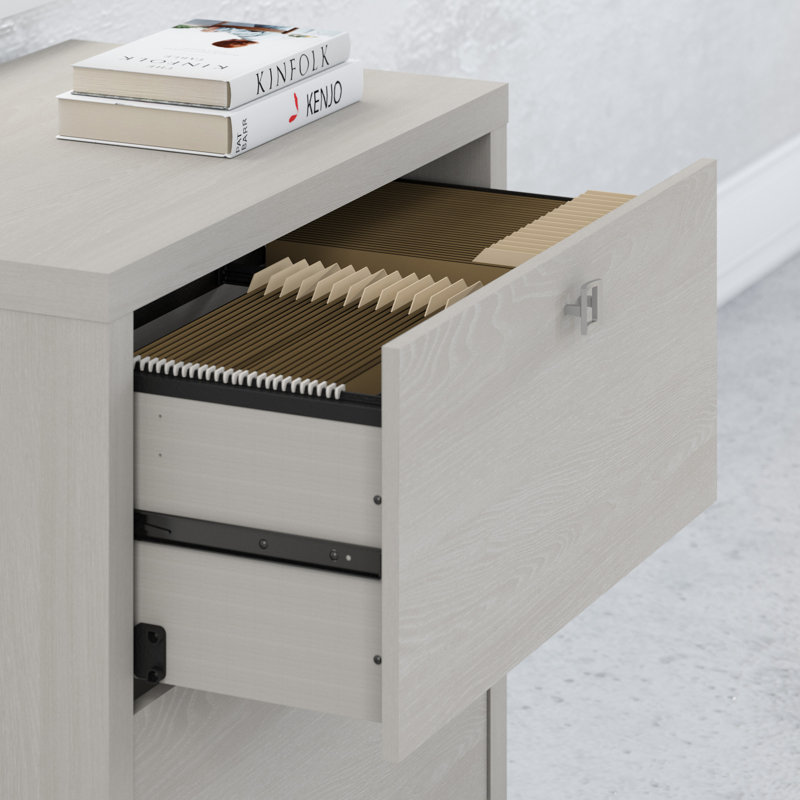 Bureau en L réversible 2 pièces Echo, Sable gris