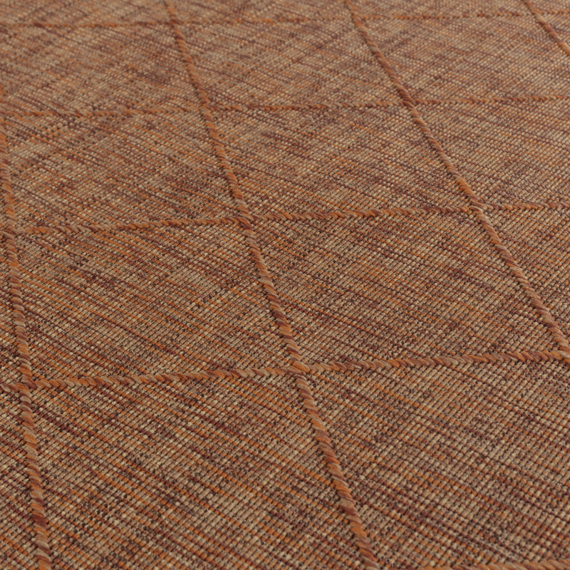 Tapis intérieur / extérieur rectangulaire Tuftonboro, Rectangle 1 pi 9 po x 3 pi 2 po
