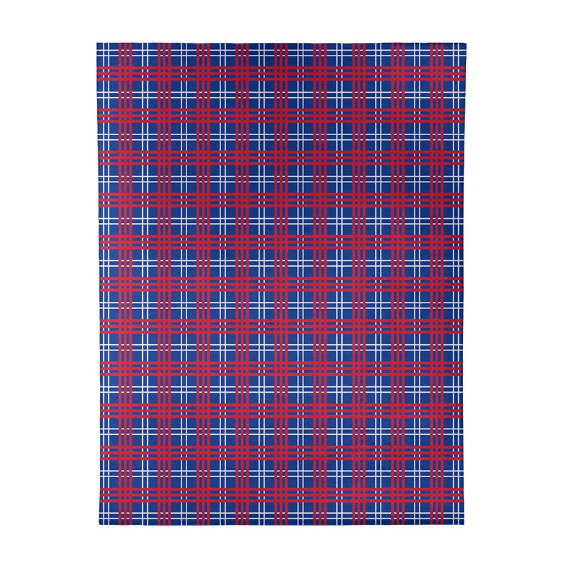 Plaid Indoor Rug, Rectangle 9' x 12'