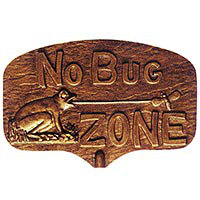No Bug Zone Garden Sign