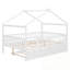 Lit double en bois avec lit gigogne simple-207175892