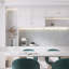 Stacked 3" x 1" Marble Linear Mosaic Wall & Floor Tile-1240184604