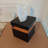 Handcrafted Metal 2-Tone Tissue Box Cover-66638008