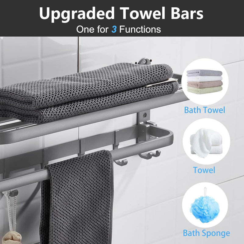 1 Wall Towel Rack