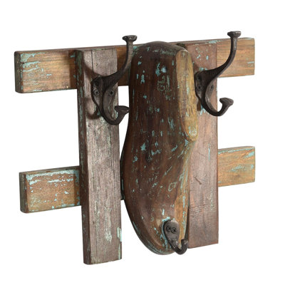 Portemanteaux mural 14 "Rustic