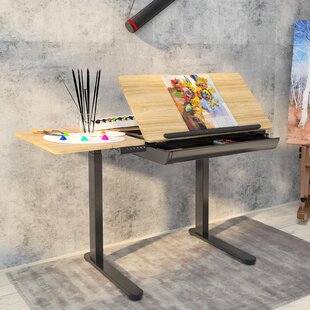 Falling in Art falling in art large 5-position wood drafting table easel  drawing and sketching board, 23 2/9 inches by 16 1/2 inches